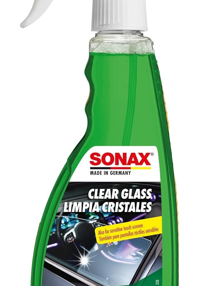 Sonax Clear Glass Cleaner Spray 500mL – Automotive Glass Cleaner for Car Windows, Windscreens, Headlamps & Mirrors, Removes Dirt, Grease & Nicotine Residue, Fresh Fragrance - Image 1