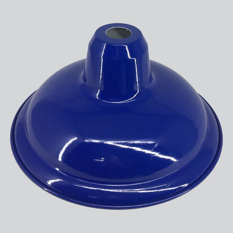 11D Carrom Lamp Shade Only-Blue (Powder Coated Metal Shade) - Image 1