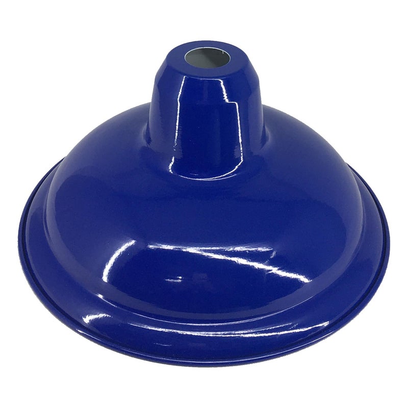 11D Carrom Lamp Shade Only-Blue (Powder Coated Metal Shade) - Image 2
