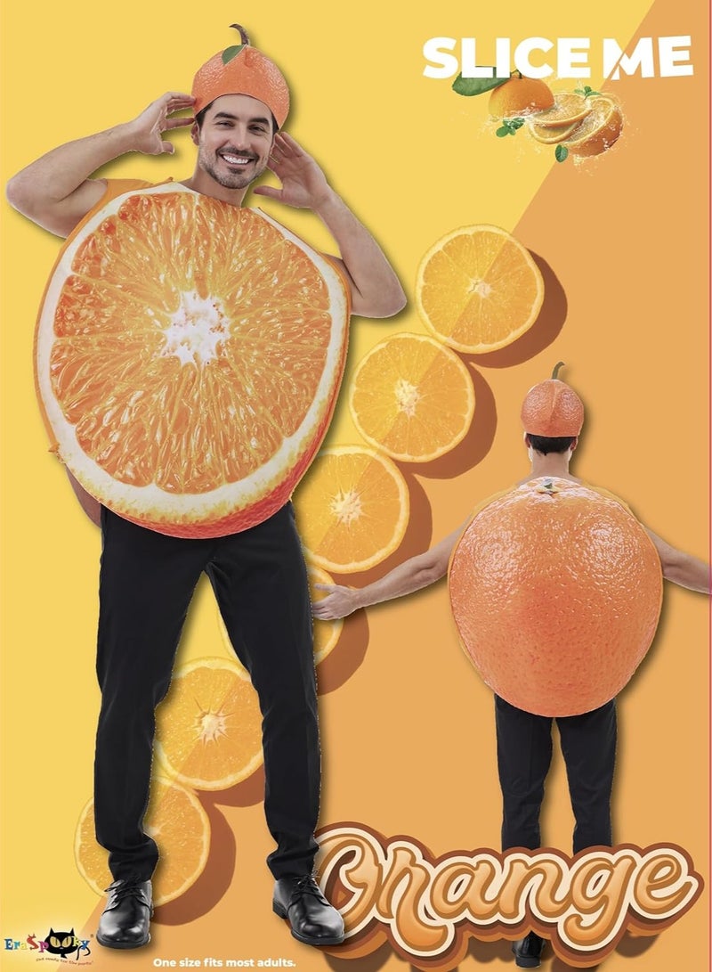 SYOSI Adult Fruit Slice Costume Women Funny Food Costumes Men Party Fruits Vegetable Outfit Supplies - Image 2