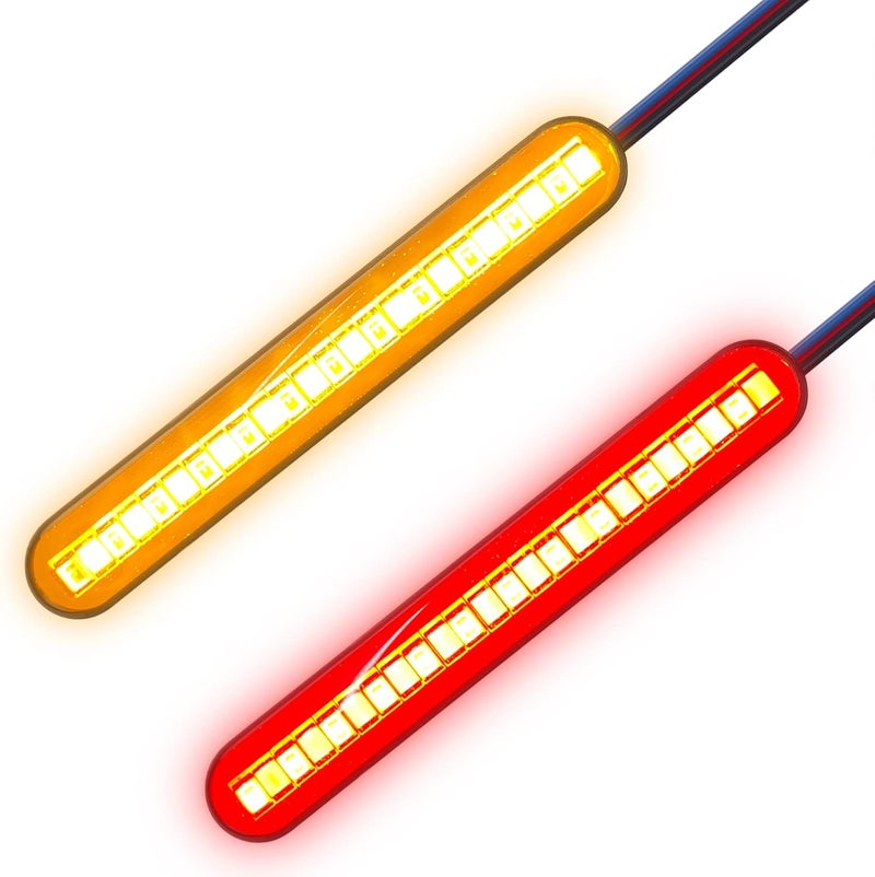 Kinstecks 2PCS Motorcycle Flowing Turn Signal Lights - Image 1