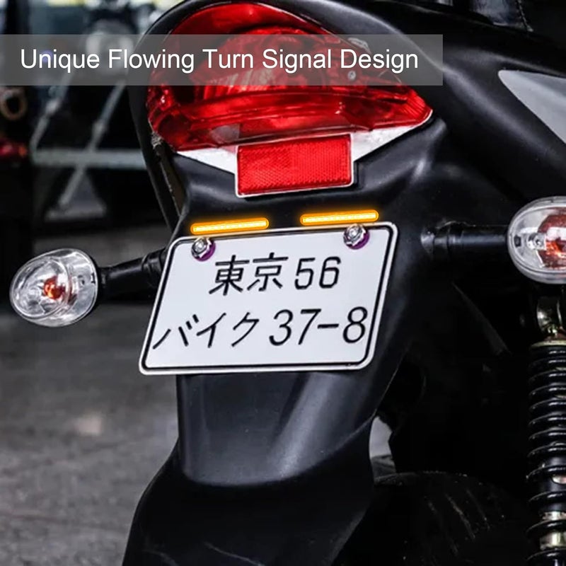 Kinstecks 2PCS Motorcycle Flowing Turn Signal Lights - Image 3