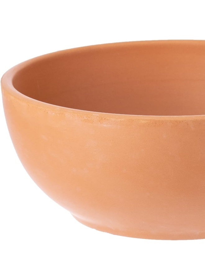 AKDC Round Bowl 20Cm X 20Cm X 8Cm Clay Colour - Image 2