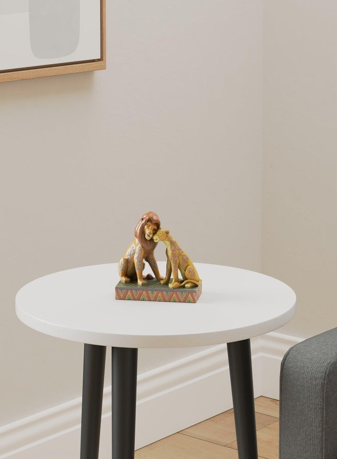 Enesco Disney Traditions by Jim Shore The Lion King Simba and Nala Snuggling Figurine, 5.12 Inch, Multicolor - Image 2