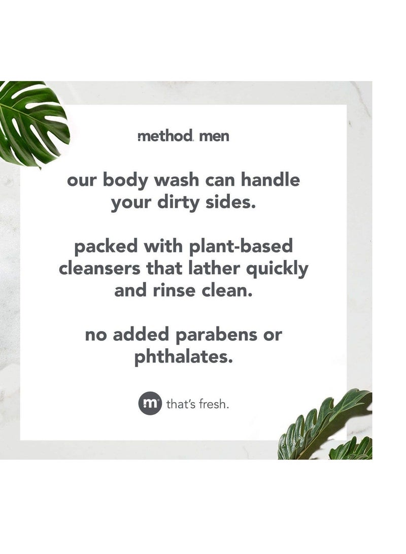 Method Method Men Softening Body Wash, Sandalwood + Vetiver, Paraben and Phthalate Free, 18 fl oz (Pack of 1) - Image 4