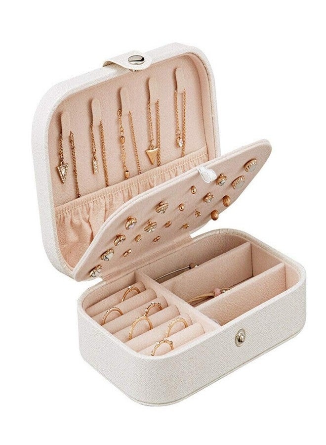 BlizzCart Jewelry Box Travel | Portable Jewelry Organizer Case | Compact Storage for Rings, Earrings, Necklaces & Bracelets | Travel-Friendly Accessory - Image 2