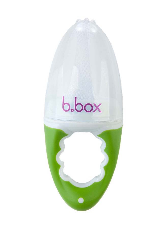b.box Toddler Fresh Food Feeder With 2 Extra Mesh Bags, Apple, 14 X 5.7 CM - Image 1