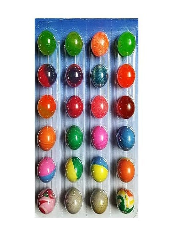 Seno Crazy Bouncing Ball Set, Multicolour Rubber Balls, Mini Size, 16 Count, High Bounce for Outdoor Play, 5.5cm Diameter, Ages 3 Years and Up