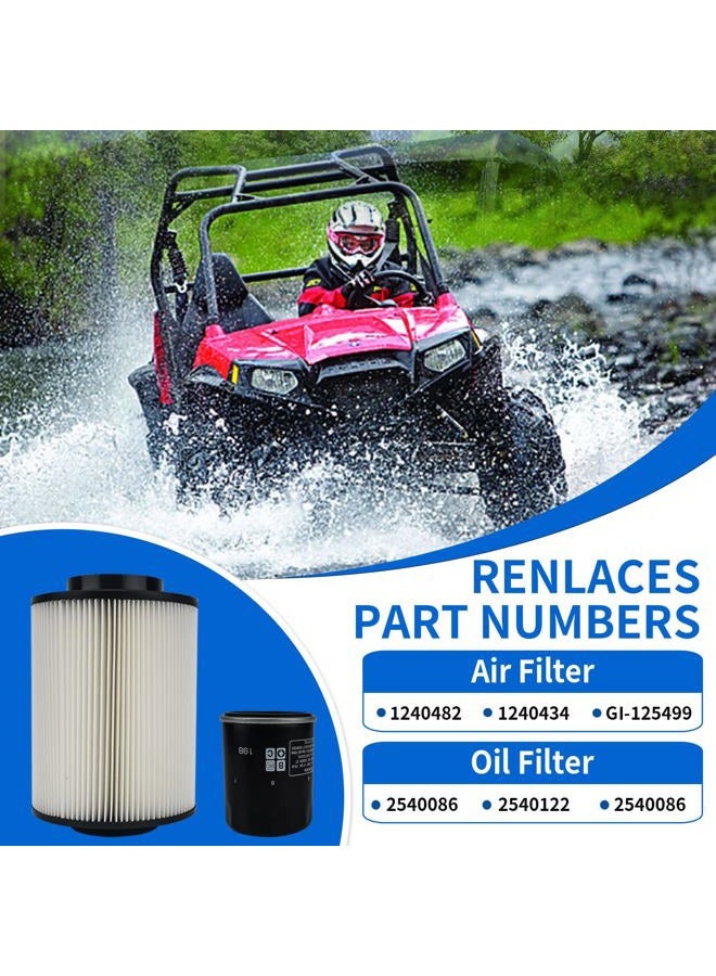 RARAYC طقم فلتر هواء/زيت شمعات الإشعال ATV متوافق مع بولاريس RZR 800 رينجر 800 XP 2009-2014 يستبدل 1240482 2540086 - Image 4