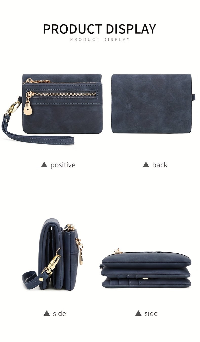 MIYIN Women's Vintage Mini Wallet with Wrist Strap - Image 2