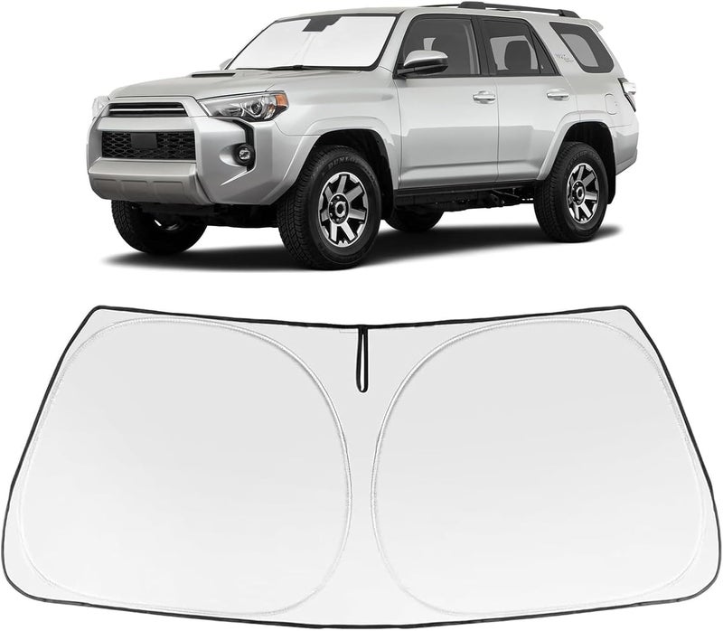 Proadsy Front Windshield Sun Shade for 2010-2024 Toyota 4Runner - Foldable Sunshade Protector - Image 1