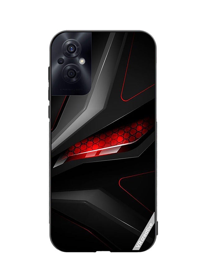 VR CREATIVE Protective Case Cover For Oppo Reno8 Z Neon Texture Design Multicolour - Image 1