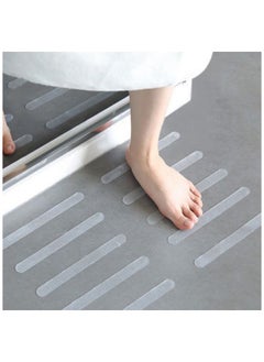 Generic 8-Piece Anti Slip Adhesive Tape For Sliding Floors Set Transparent 2x25cm  - Image 1
