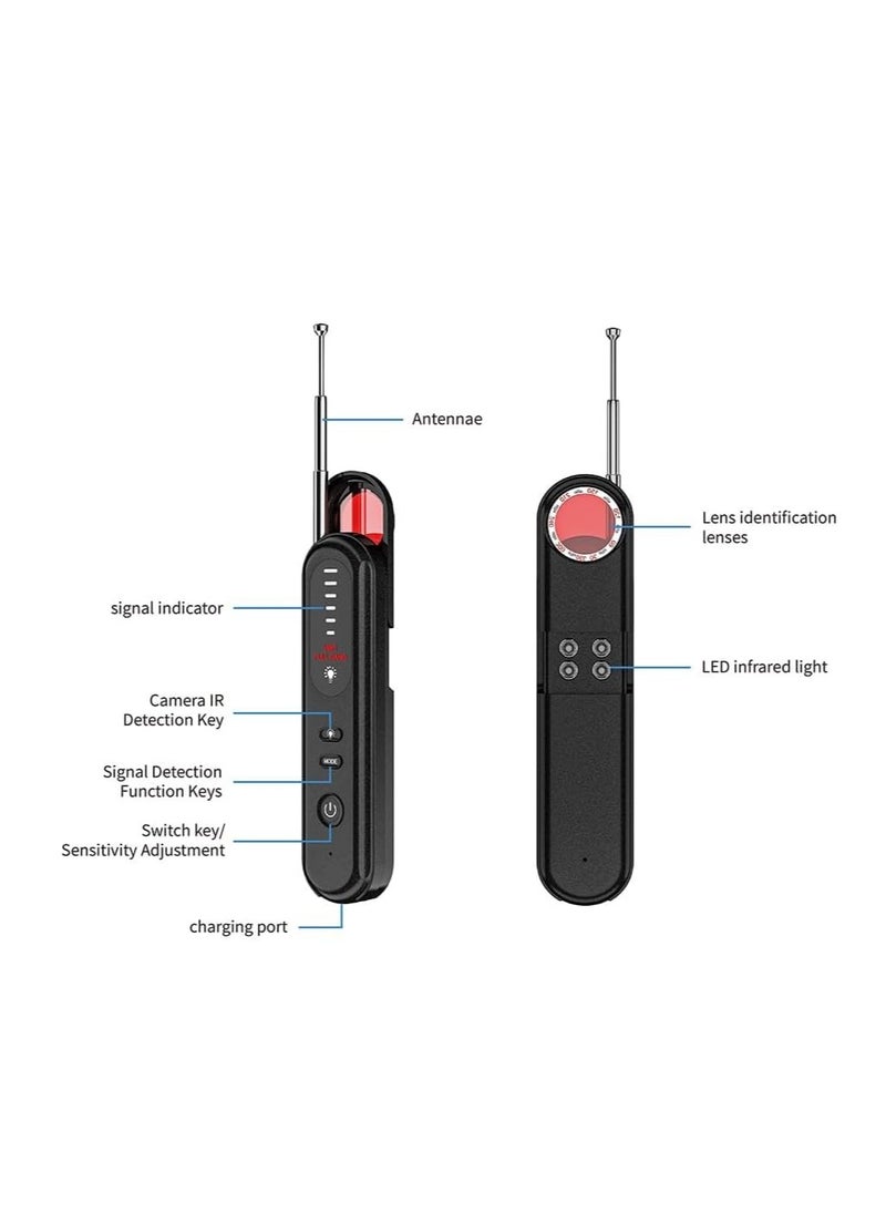 Hidden Camera Detectors, Portable Wireless Camera Detectors, Anti-Photo Hidden Camera Detector, Hidden Camera Detectors and Bug Detector for Car Indoor Home Hotel Travel Office
