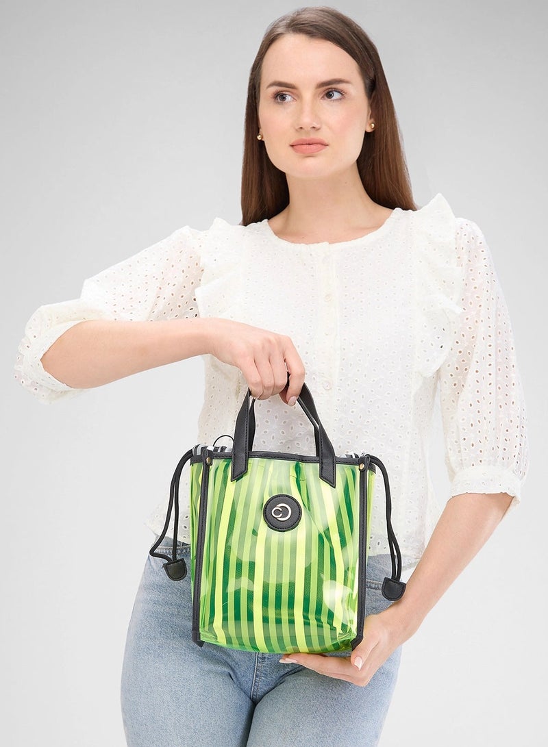 CAPRESE-JOSIE TOTE SMALL ELECTRIC LIME - Image 2