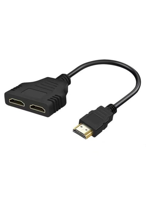 Hdmi 1-2 Splitter 1 In 2 Out HDMI Switching Line 1 In 2 Out HD Splitter 1 Minute 2 1 Drag 2-Line Length:HDMI One And Two 30cm