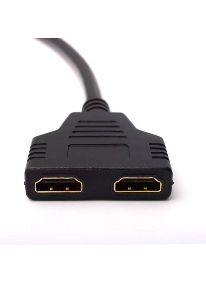 Hdmi 1-2 Splitter 1 In 2 Out HDMI Switching Line 1 In 2 Out HD Splitter 1 Minute 2 1 Drag 2-Line Length:HDMI One And Two 30cm