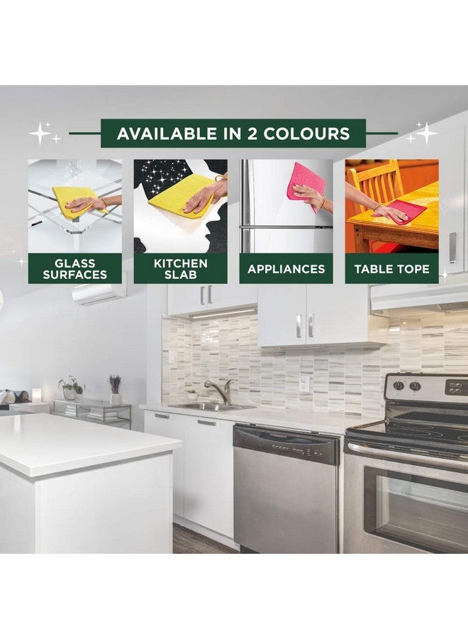 Scotch  Scrub Sponge Large (Pack Of 2) And Sponge Wipe Large (Pack Of 3) - Image 5