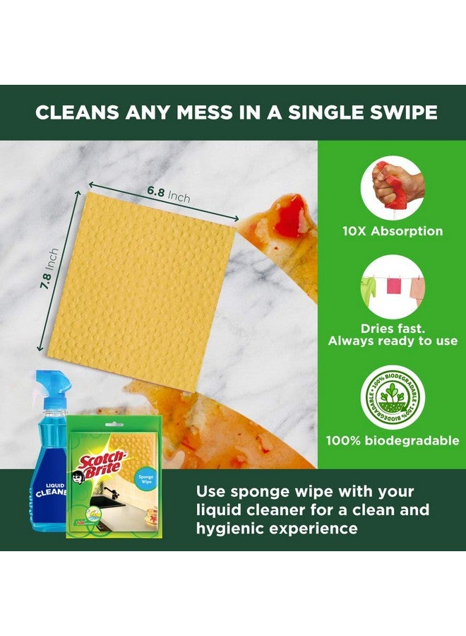 Scotch  Scrub Sponge Large (Pack Of 2) And Sponge Wipe Large (Pack Of 3) - Image 4