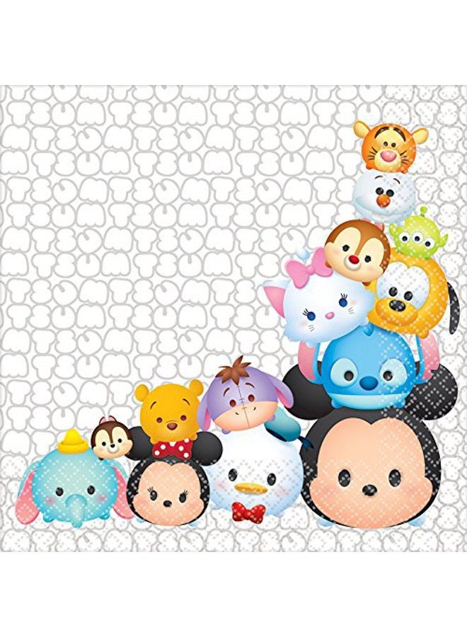 16 Pack Disney Tsum Tsum Lunch Napkins Party Supplies