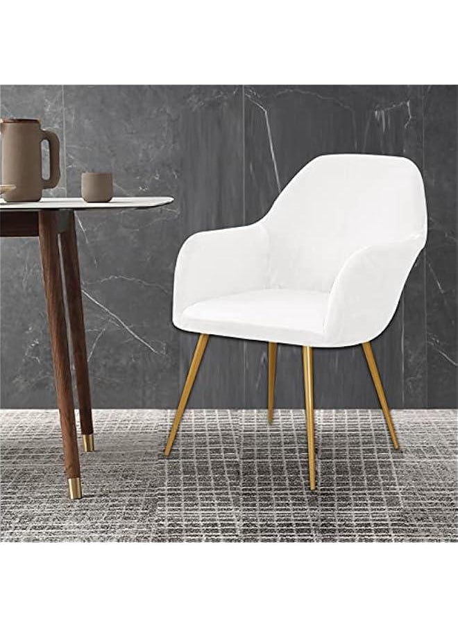 Generic Stretch Dining Room Chair Covers Jacquard Curved Back Chair Cover Accent Chair Slipcover Armchair Cover Office Chair Sliopcover Modern Curved Back Armrests Chair Protector for Living Room  - Image 4