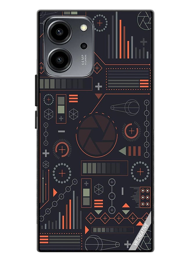VR CREATIVE Protective Case Cover For Honor 80 SE Multicolour Design - Image 1