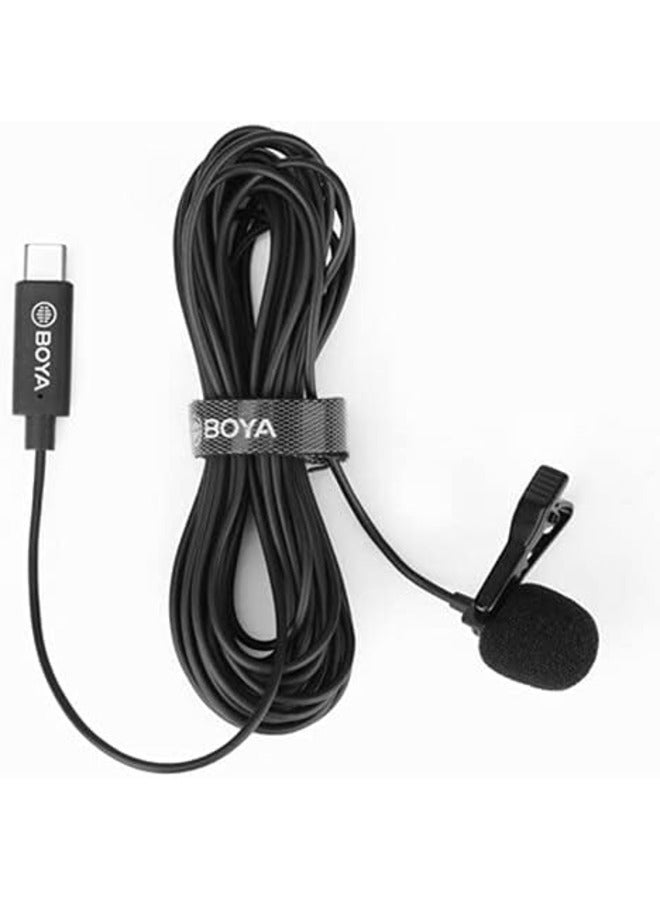 BOYA BY-M3 Digital Lavalier Microphone, USB Black  - Image 4