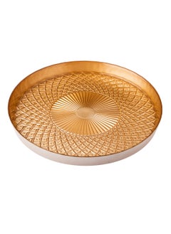 byblos Glass Serving Dish For Sweets Chocolate And Fruits Multi-Use Size 35 Cm Depth 5 Cm  - Image 1