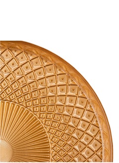 byblos Glass Serving Dish For Sweets Chocolate And Fruits Multi-Use Size 35 Cm Depth 5 Cm  - Image 3