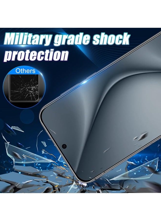 زجاج حماية لـ Huawei Pura 70، يحتوي على حماية شاشة زجاجية 2 + حماية للكاميرا 2، صلابة 9H، مقاوم للخدوش، مقاوم للفقاعات الهوائية، شفافية عالية - Image 2