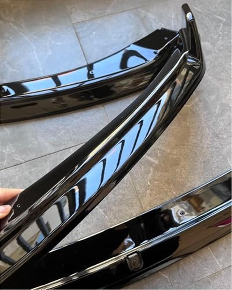 QASULER 3PCS Car Front Bumper Lip Spoiler Kit for Hyundai Elantra - Image 4