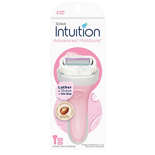 Intuition Schick Intuition Advanced Moisturizing Womens Razor with Shea Butter 1 Handle with 2 Refills