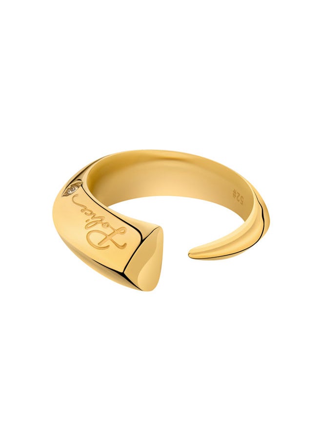 POLICE - Talon Gold With White Crystal Ring For Women - Image 1
