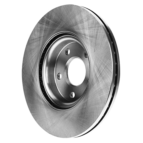 A-Premium 11.81 inch (300mm) Front Vented Disc Brake Rotors + Ceramic Pads Kit Compatible with Select Ford and Volvo Models - Escape 2013-2015/2017, C30 2007-2012, C70 2006-2012, S40 2005-2011, V50 - Image 3