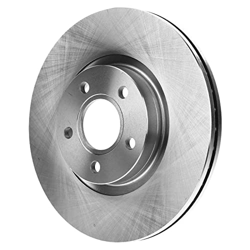 A-Premium 11.81 inch (300mm) Front Vented Disc Brake Rotors + Ceramic Pads Kit Compatible with Select Ford and Volvo Models - Escape 2013-2015/2017, C30 2007-2012, C70 2006-2012, S40 2005-2011, V50 - Image 2