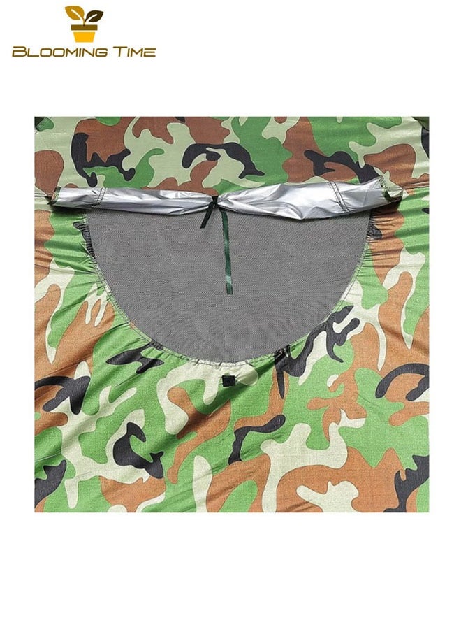 BLOOMING TIME - Camping Tent 2 People Camouflage Outdoor Camping Tent/Windproof, Rainproof, Mosquito-Proof, Sunscreen, Large Space Capacity, Easy To Carry - Image 1