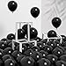 Awenztech 120pcs 5 inch Black Balloons Small Black Latex Balloons for Graduation Halloween Birthday Party Decorations - Image 3