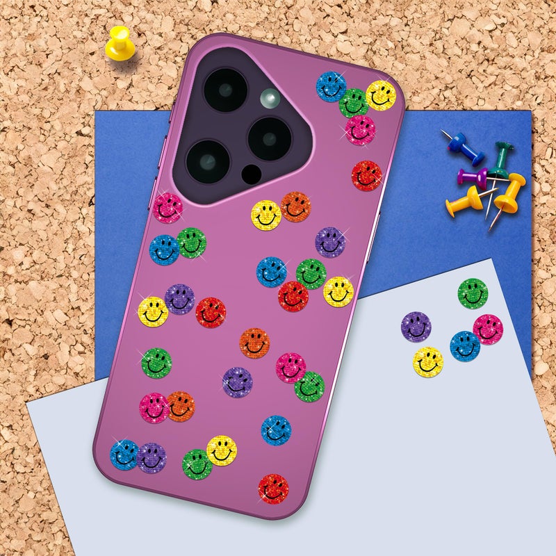 Trend Colorful Sparkle Smiles Stickers Value Pack (1300 Stickers) - Image 4