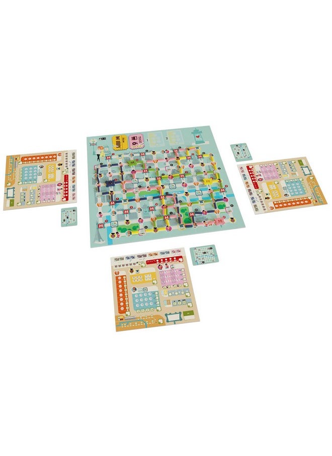 iello Get On Board Paris & Rome A Clever Flip & Write Board Game Create The Best Metro Line In Two Cities Ages 8+ 15 Players 30 Mins  - Image 4