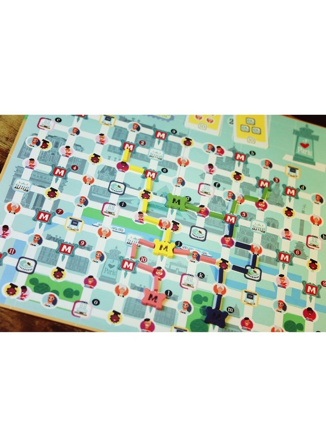 iello - Get On Board Paris & Rome A Clever Flip & Write Board Game Create The Best Metro Line In Two Cities Ages 8+ 15 Players 30 Mins - Image 1