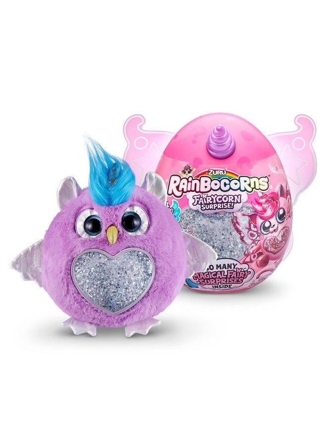 راينبوكورنز لعبة رينبوكورنز فيري كورن سربرايز سيريز 4 بومة - لعبة قطيفة قابلة للتجميع - بيضة مفاجأة محمولة بأجنحة جنية (بومة) - Image 2