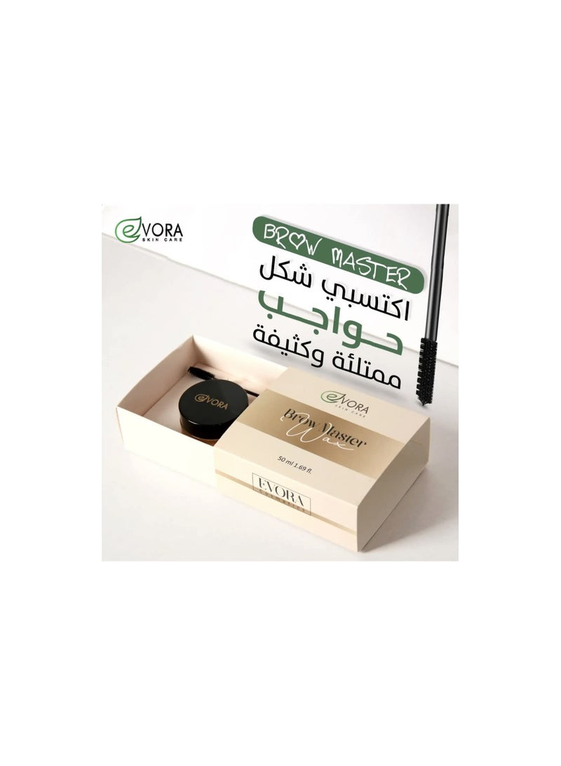 إيفورا واكس الحواجب الشفاف من ايفورا - حجم ٥٠ جرام - Image 3