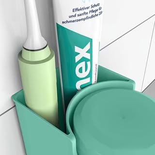 GNOLY Self Adhesive Wall Mounted Toothbrush Storage Holder - Bathroom Toothbrush, Tongue Cleaner - Tooth Brush Holders - Image 4