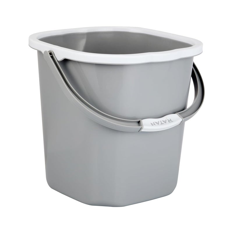 RATAN PLASTICWARE Premia Bucket 25L X 1 Diaso GreyLight Weight and Easy to CarryPerfect for Use in Bathrooms Kitchen Wet Utility Areas - Image 4