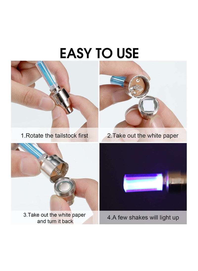 Loquat LED Bike Car Bicycle Motorcycle Wheel Light, Tyre Valve Cap Light Waterproof for Mountain City Foldable Bike Front and Rear Wheel (20 PCS) - Image 2