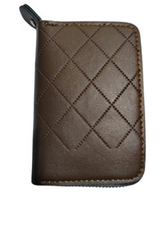 Generic Leather Zipper Wallet for Men Small 11 Card Holder  - Image 1