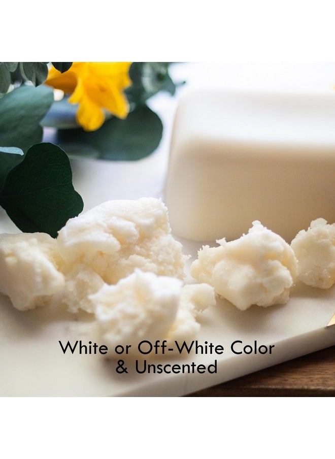 Better Shea Butter - Refined Shea Butter Unscented - 100% Pure African Shea Butter For Hair & Dry Skin - Shea Butter Soap Base - Face & Body Moisturizer, For Diy Whipped Body Butter & Lip Balm 1 Lb Bar - Image 1