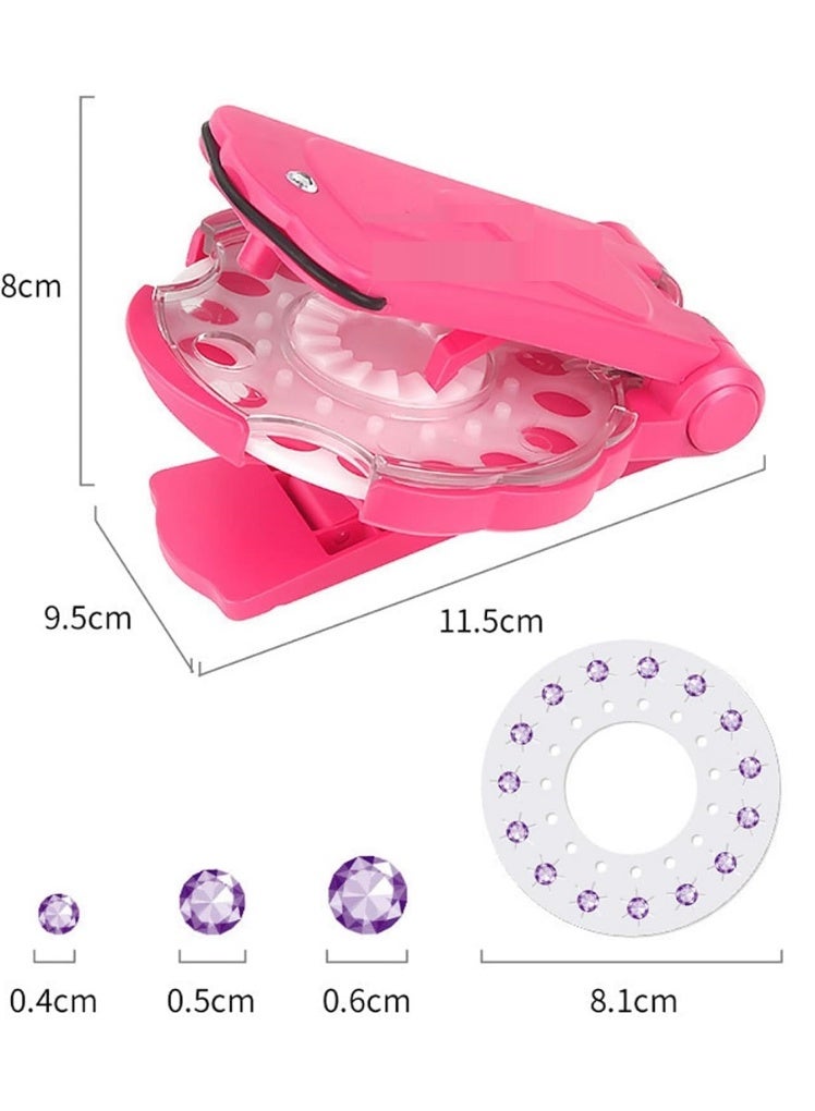 مجموعة تزيين الشعر بالكريستالات – 180 جوهرة لامعة مع أداة لصق وأحجار إعادة تعبئة بأربعة ألوان - Image 2