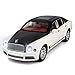 BDTCTK Compatible for 124 Scale Bentley Mulsanne Diecast Cars Models Pull Back Car Toys with 6 Open Doors Light and Sound Boys Toys Kids Adults Gifts White - Image 3
