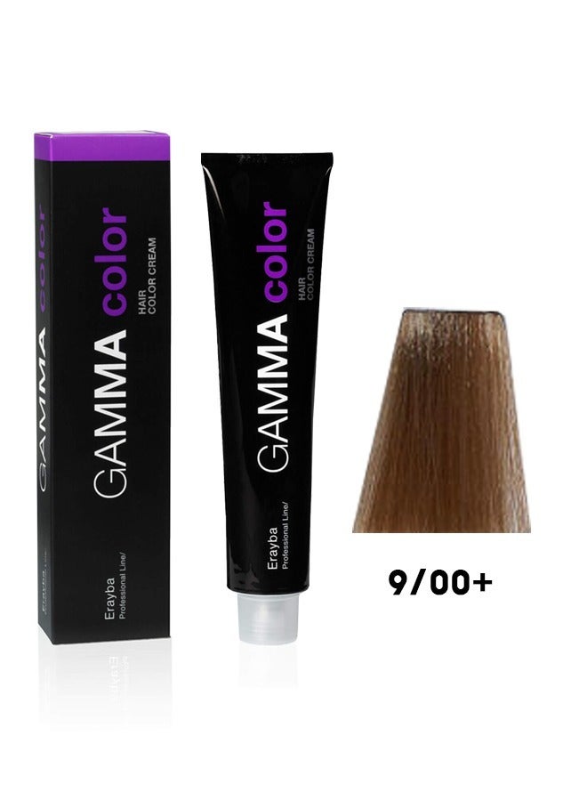Gamma Color Permanent Hair Dye100ml 9/00+Intense Blonde